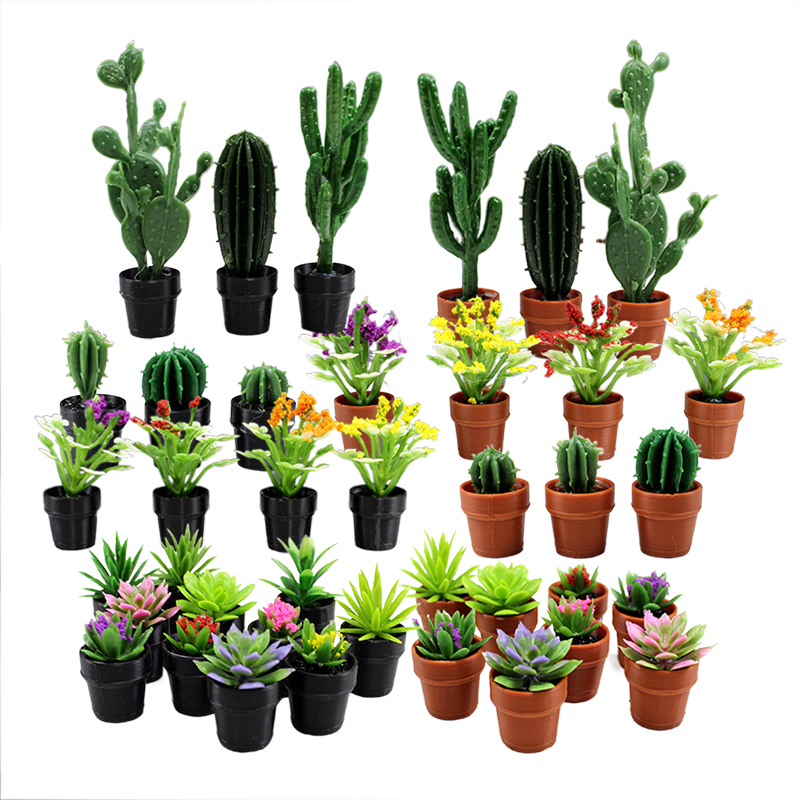 8 stuks miniatuur kunstplanten - Echeveria Succulent recensie en prijs